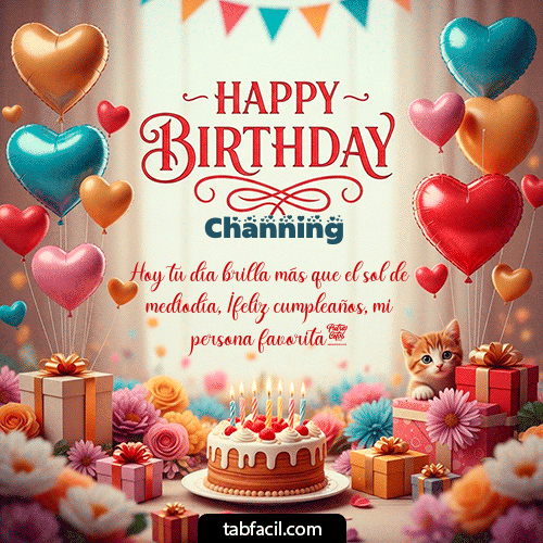 Gif Happy BirthDay Channing