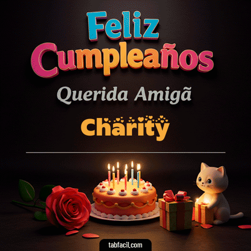 Feliz Cumpleaños Querida Amiga Charity