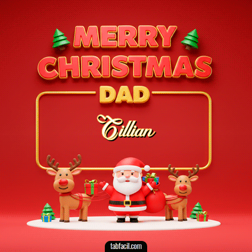 Merry Christmas DAD Feliz Navidad Cillian