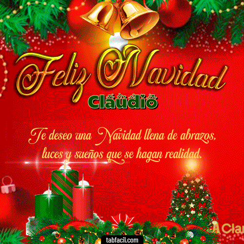 GIF de Claudio - Feliz Navidad