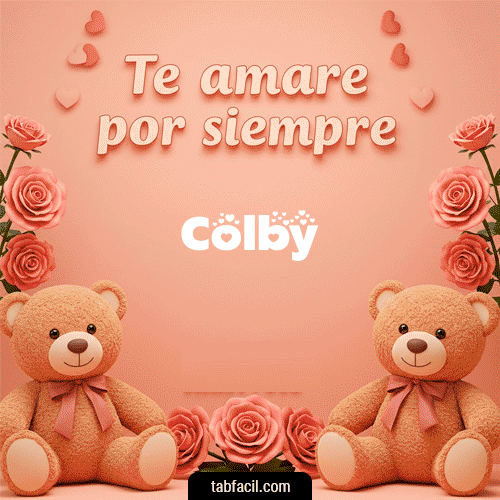 Gif Te amaré por siempre Colby