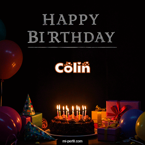 Happy BirthDay Feliz Cumpleaños Colin