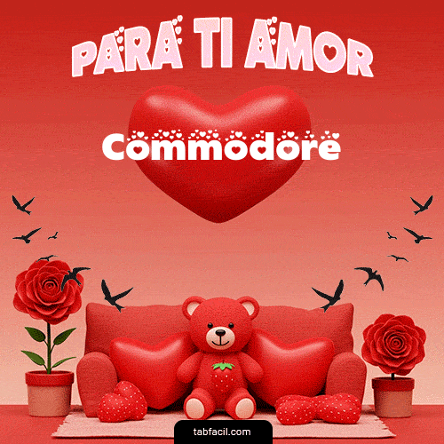 Para tí amor Commodore