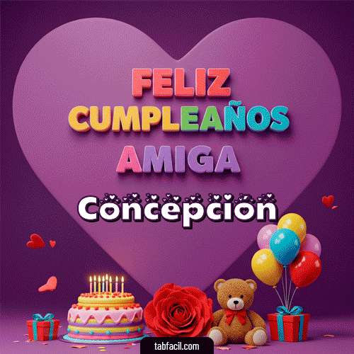 Feliz Cumpleaños Concepción GIF