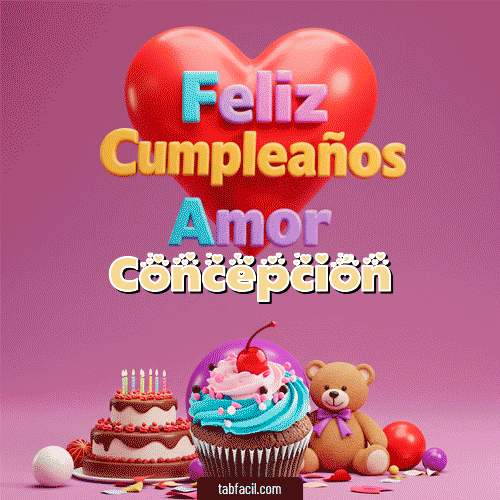 Feliz Cumpleaños Concepción GIF