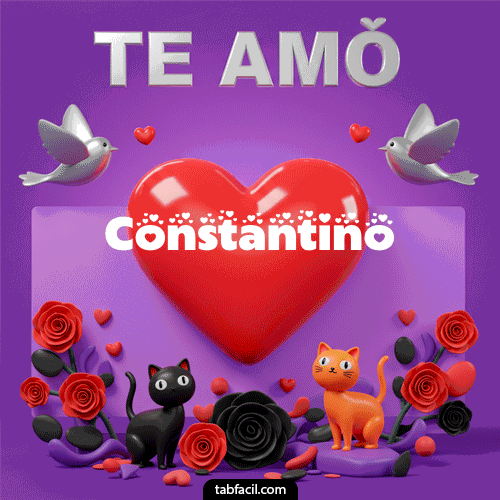 Te Amo!!! Constantino