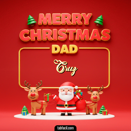 GIF de Cruz - Merry Christmas DAD