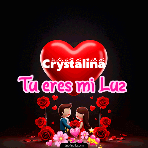 Tú eres mi luz Crystalina