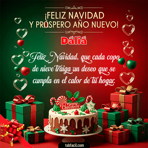 Feliz Navidad y Próspero Año Nuevo Feliz Navidad Dalia
