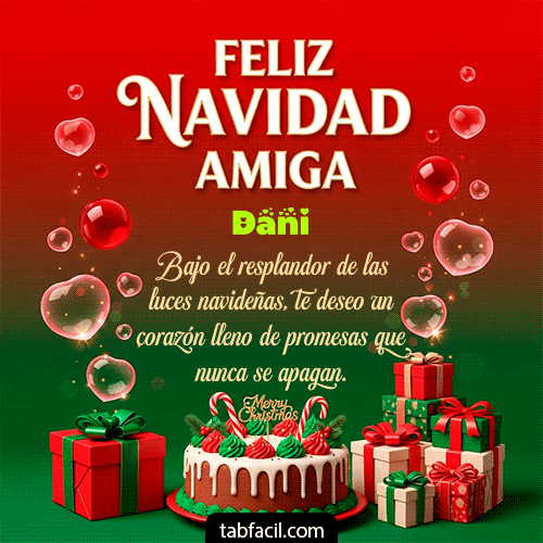 Feliz Navidad Amiga Feliz Navidad Dani