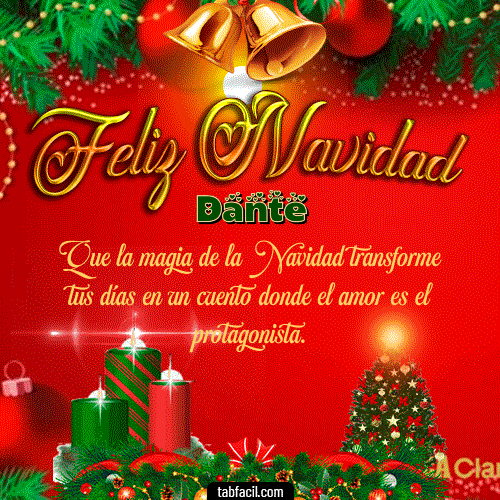 Ver GIF de Feliz Navidad GIF de Dante - Feliz Navidad