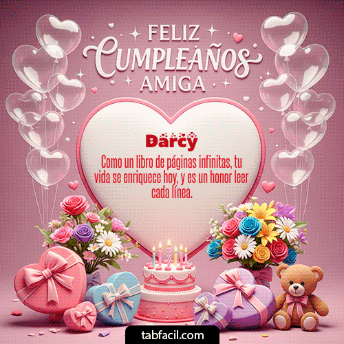 GIF de Darcy - Feliz Cumpleaños Amiga