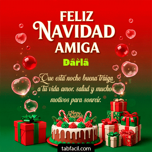 GIF de Darla - Feliz Navidad Amiga