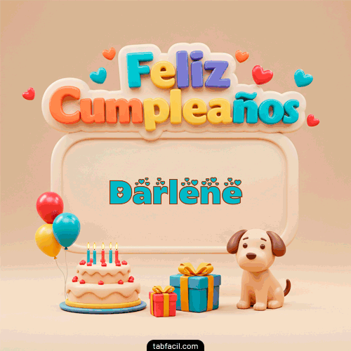 Feliz Cumpleaños Darlene