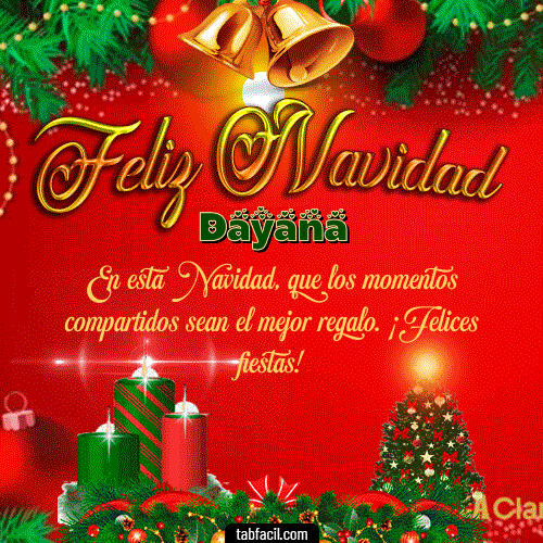 Gif Feliz Navidad Feliz Navidad Dayana