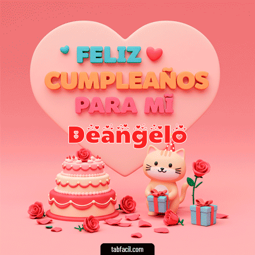 Feliz Cumpleaños para mí Deangelo