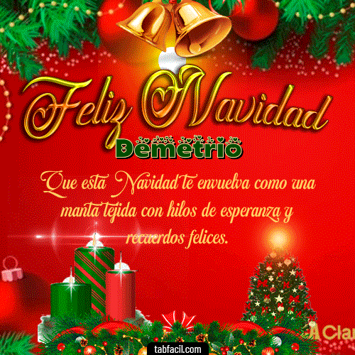 GIF de Demetrio - Feliz Navidad