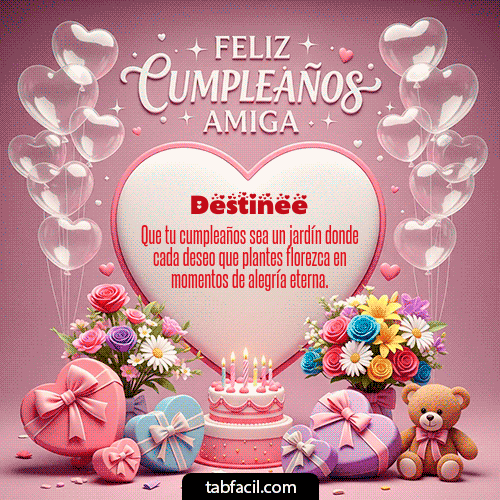 Feliz Cumpleaños Destinee GIF