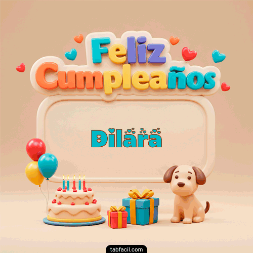 Feliz Cumpleaños Dilara