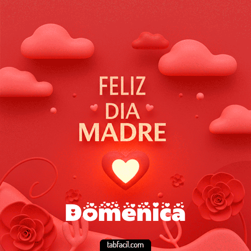 Gif Feliz Día Madre Domenica