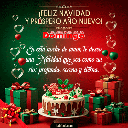 Feliz Navidad y Próspero Año Nuevo Feliz Navidad Domingo