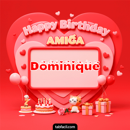 Happy BirthDay Amiga Dominique