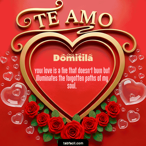 GIF de Domitila - Te Amo