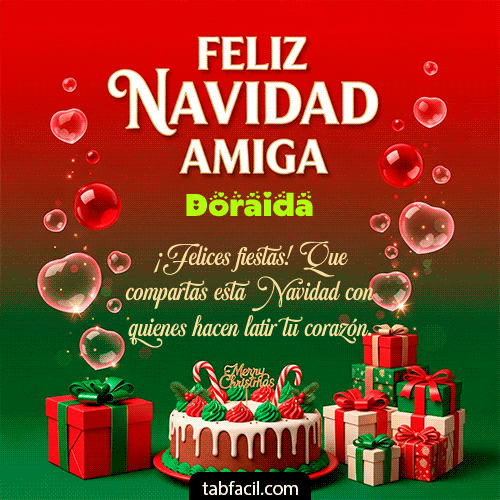 Feliz Navidad Amiga Feliz Navidad Doraida