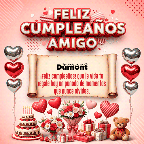 Feliz Cumpleaños Dumont GIF