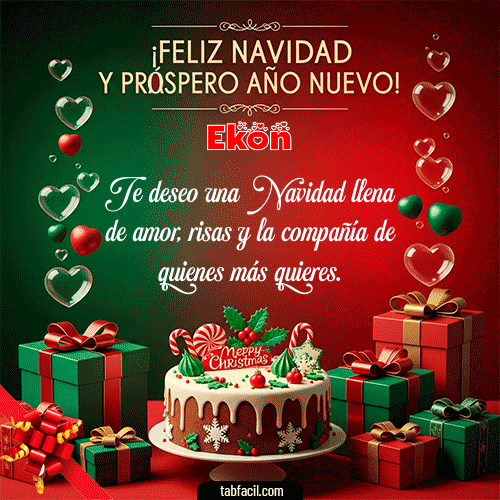 Feliz Navidad y Próspero Año Nuevo Feliz Navidad Ekon