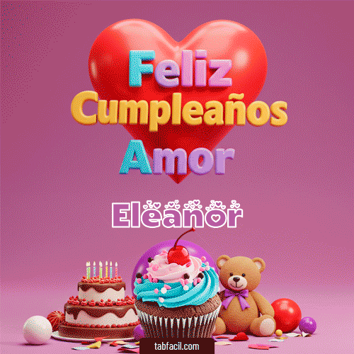Gif Feliz Cumpleaños Amor Eleanor