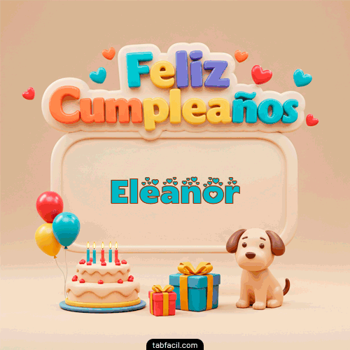 Feliz Cumpleaños Eleanor