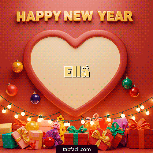 GIF Animado de Feliz Año Nuevo para Ella - Happy New Year lights