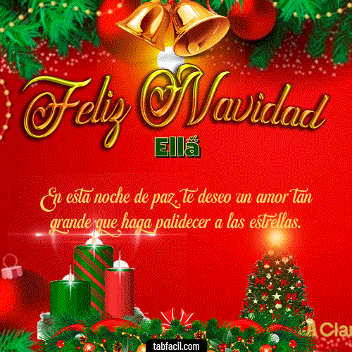 GIF Animado de Feliz Navidad para Ella - Feliz Navidad