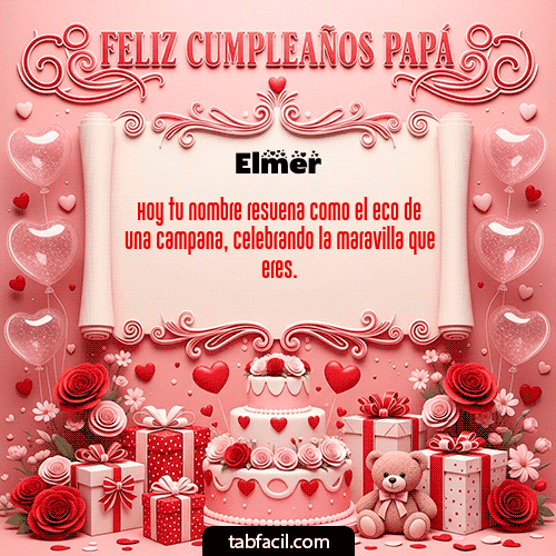 Gif Feliz Cumpleaños Papá Elmer