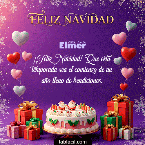 Gif MERRY CHRISTMAS Feliz Navidad Elmer