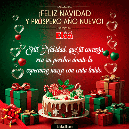 Feliz Navidad y Próspero Año Nuevo Feliz Navidad Elsa