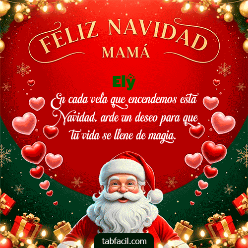 GIF de Ely - Feliz Navidad Mamá