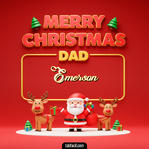 Ver GIF de Merry Christmas DAD GIF de Emerson - Merry Christmas DAD