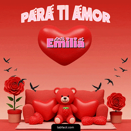 Gif Para tí amor Feliz Dia Amor Emilia