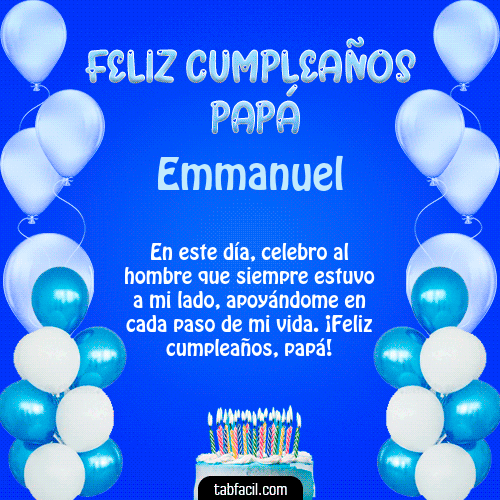 Feliz Cumpleaños Papá Emmanuel