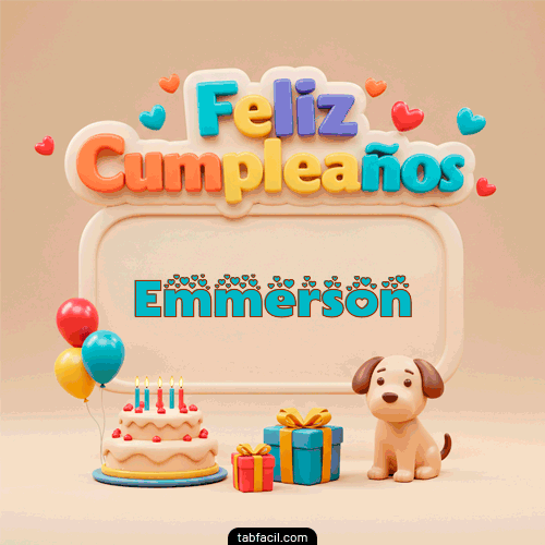 Feliz Cumpleaños Emmerson