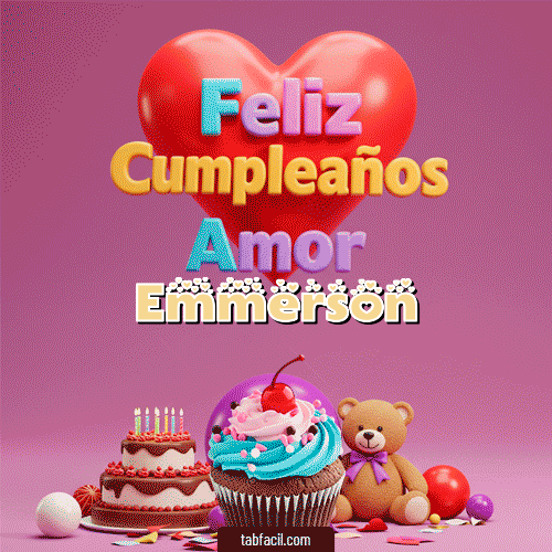 Gif 💞 Feliz Cumpleaños Amor Emmerson