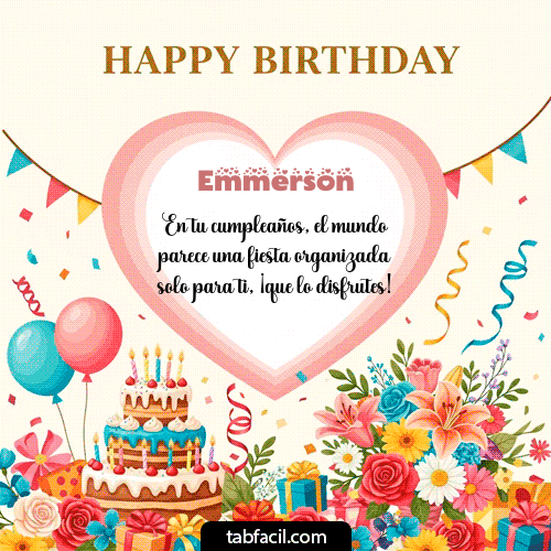 Feliz Cumpleaños Emmerson GIF