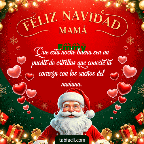 GIF de Emmy - Feliz Navidad Mamá
