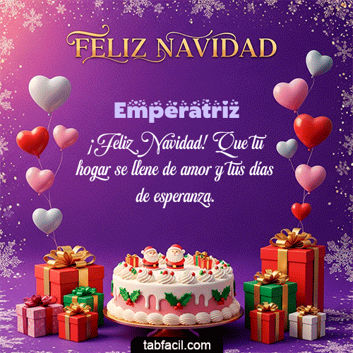 🎅 Merry Christmas Feliz Navidad Emperatriz