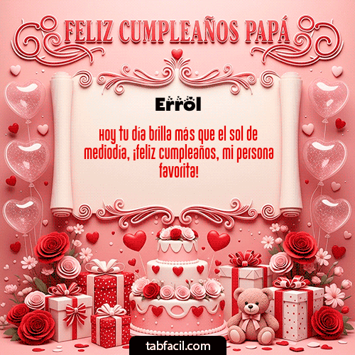 Gif Feliz Cumpleaños Papá Errol