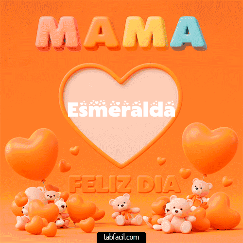 Gif Mamá Feliz Día Esmeralda