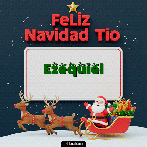 GIF de Ezequiel - Feliz Navidad Tío