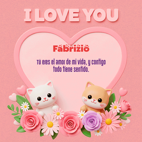 GIF de Fabrizio - Te Amo!!!